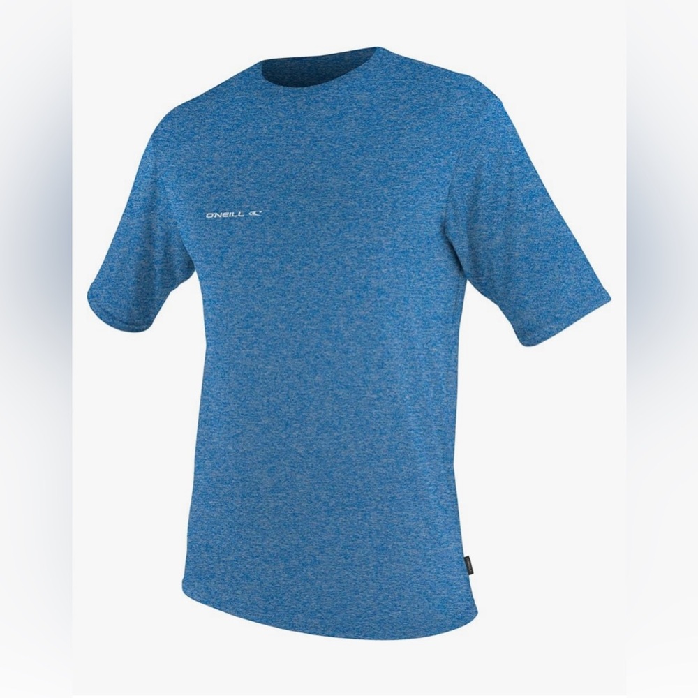 O'Neill Hybrid UPF 50+ Short Sleeve Sun Shirt XXXL Brite Blue 3XL